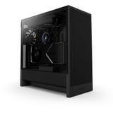 NZXT H5 Flow ( 2024 ) , Tower-Gehäuse schwarz, Tempered Glass