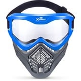 ZURU X-SHOT Face Mask, Schutzbrille blau/grau