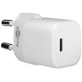 goobay Apple Lightning / USB-C PD-Ladeset 30 Watt, Ladegerät weiß, 1 Meter Kabel, PD