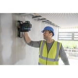 Bosch Akku-Linienlaser GLL 12V-100-33 CG Professional blau/schwarz, Li-Ion Akku 12V 2,0Ah, grüne Laserlinien, inkl. Universalhalter LB 10, Deckenklemme DK 20, L-BOXX