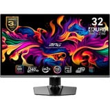 MSI MPG 322URXDE QD-OLED, Gaming-Monitor 80 cm (31.5 Zoll), schwarz, UltraHD/4K, QD-OLED, G-Sync-komp., USB-C, DisplayPort 2.1a (UHBR20), 240Hz Panel