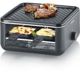 Severin Black Line Lite Mini-Raclette-Grill RG 2360 schwarz, 800 Watt