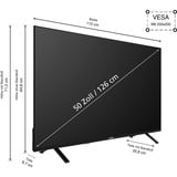 Telefunken XU50TO750S, LED-Fernseher 126 cm (50 Zoll), schwarz, UltraHD/4K, Triple Tuner, SmartTV, TiVo Betriebssystem