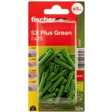 fischer Dübel SX Plus Green 5x25 K grün, 50 Stück