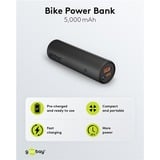 goobay Bike-Powerbank 5.0 schwarz, 5.000 mAh, Power Delivery, Quick Charge