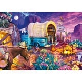 Schmidt Spiele Jeff Haynie: Romantisches Wildwest-Camping, Puzzle 1000 Teile