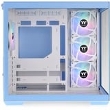 Thermaltake View 380 TG ARGB , Tower-Gehäuse hellblau, Tempered Glass x 2