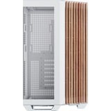 APNX V1-W-WT-v1, Tower-Gehäuse weiß/holz, Tempered Glass x 2