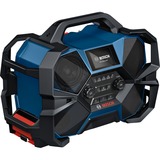 Bosch GPB 18VH-6 SRC, Baustellenradio blau/schwarz, UKW, DAB+, AUX, Bluetooth