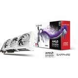 SAPPHIRE Radeon RX 9070 Pure OC, Grafikkarte weiß, RDNA4, GDDR6, 2x DisplayPort, 2x HDMI