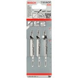 Bosch Stichsägeblatt T 101 AOF Clean for Hard Wood, 83mm 3 Stück