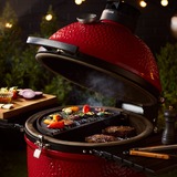 Kamado Joe Wifi-Holzkohlegrill und Smoker Konnected Joe rot/schwarz, Ø 46cm, WLAN, App