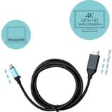 i-tec Adapterkabel USB-C > HDMI 4K / 60Hz schwarz, 2 Meter