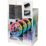 RAIJINTEK IRIS 12 RBW ADD-3, Gehäuselüfter schwarz, 3 Lüfter, Controller und Fernbedienung, 120 mm