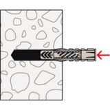 fischer Universaldübel UX 6x35 hellgrau, 100 Stück