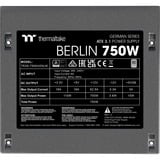 Thermaltake BERLIN 750W ATX3.1, PC-Netzteil schwarz, 2x PCIe, 750 Watt