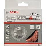 Bosch Carbide-Schleifkopf, Ø 115mm, mittelgrob, schräg, Schleifscheibe Bohrung 22,23mm