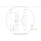 EKWB EK-Pro Manifold 2CPU 6GPU - Acetal, Verteiler 