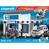 PLAYMOBIL 71602 Action Heroes Polizeistation, Konstruktionsspielzeug 