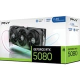 PNY GeForce RTX 5080 OC, Grafikkarte DLSS 4, 3x DisplayPort, 1x HDMI 2.1