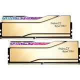 G.Skill DIMM 32 GB DDR5-6000 (2x 16 GB) Dual-Kit	, Arbeitsspeicher gold, F5-6000J2836G16GX2-TR5NG, Trident Z5 Royal Neo, AMD EXPO