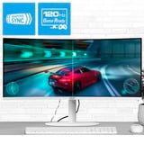 MSI Modern MD342CQPWDE, LED-Monitor 86.4 cm (34 Zoll), weiß, WQHD, VA, Curved, Adaptive-Sync, HDMI, Displayport, USB-C, 120Hz Panel