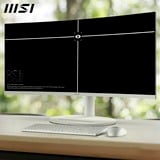 MSI Modern MD342CQPWDE, LED-Monitor 86.4 cm (34 Zoll), weiß, WQHD, VA, Curved, Adaptive-Sync, HDMI, Displayport, USB-C, 120Hz Panel