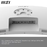 MSI Modern MD342CQPWDE, LED-Monitor 86.4 cm (34 Zoll), weiß, WQHD, VA, Curved, Adaptive-Sync, HDMI, Displayport, USB-C, 120Hz Panel