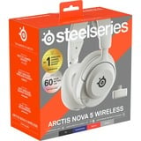 SteelSeries Arctis Nova 5 Wireless, Gaming-Headset weiß