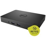 Dell WD15 Generalüberholt, Dockingstation schwarz, HDMI, VGA, Mini DisplayPort