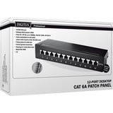 Digitus Patchpanel DN-91612SD-EA schwarz, Desktop, Cat.6a