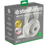 SteelSeries Arctis Nova 5X Wireless, Gaming-Headset weiß