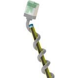 goobay Ultraflexibles Cat.8.1 Patchkabel slim, U/FTP grau, 3 Meter, extrakurze Stecker