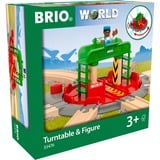 BRIO World Lok-Drehscheibe mit Kontrollbrücke, Bahn 