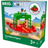 BRIO World Lok-Drehscheibe mit Kontrollbrücke, Bahn 