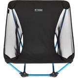 Helinox Camping-Stuhl Ground Chair, Black 10501R1 schwarz/blau