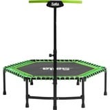 Salta Fitness Trampolin, Fitnessgerät schwarz/grün, sechseckig, 128 cm