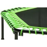 Salta Fitness Trampolin, Fitnessgerät schwarz/grün, sechseckig, 128 cm