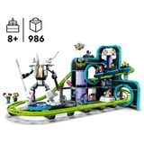 LEGO 60421 City Achterbahn mit Roboter-Mech, Konstruktionsspielzeug 