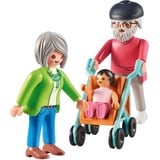 PLAYMOBIL 71613 My Life Großeltern mit Baby, Konstruktionsspielzeug 