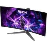 AOC OLED Agon PRO AG346UCD, Gaming-Monitor 86.4 cm (34 Zoll), dunkelgrau/schwarz, WQHD, QD-OLED, Curved, USB Hub, 175Hz Panel