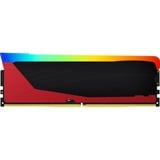 Kingston FURY DIMM 48 GB DDR5-8000 (2x 24 GB) Dual-Kit	, Arbeitsspeicher carbon/rot, KF580C36RLAK2-48, Renegade RGB, INTEL XMP