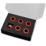 EKWB EK-Quantum Torque Compression Ring 6-Pack HDC 14 - Red, Verbindung rot