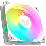 ASUS TUF GAMING TR120 ARGB, Gehäuselüfter weiß/transparent, 120 mm