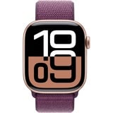 Apple Watch Series 10, Smartwatch roségold, Aluminium, 42 mm, Sport Loop Pflaume, Cellular