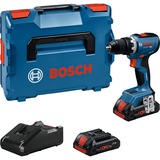 Bosch Akku-Bohrschrauber GSR 18V-65 Professional, 18Volt blau, 2x Li-Ion Akku ProCORE18V 4,0Ah, in L-BOXX