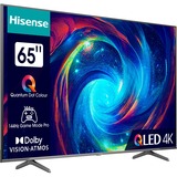 Hisense 65E77KQ, QLED-Fernseher 164 cm HDR10, UltraHD/4K, Zoll), WLAN, schwarz, LAN, Tuner, (65 Triple