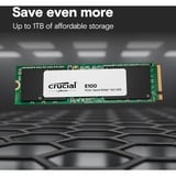 Crucial E100 1 TB, SSD PCIe 4.0 x4, NVMe, M.2 2280