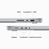 Apple MacBook Pro (16") 2023 CTO, Notebook silber, M3 Pro 18-Core GPU, MacOS, Deutsch, 41.1 cm (16.2 Zoll) & 120 Hz Display, 2 TB SSD