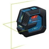 Bosch Linienlaser GLL 20-22 G Professional blau/schwarz, grüne Laserlinien, inkl. Universalhalter LB 10 und Baustativ BT 150